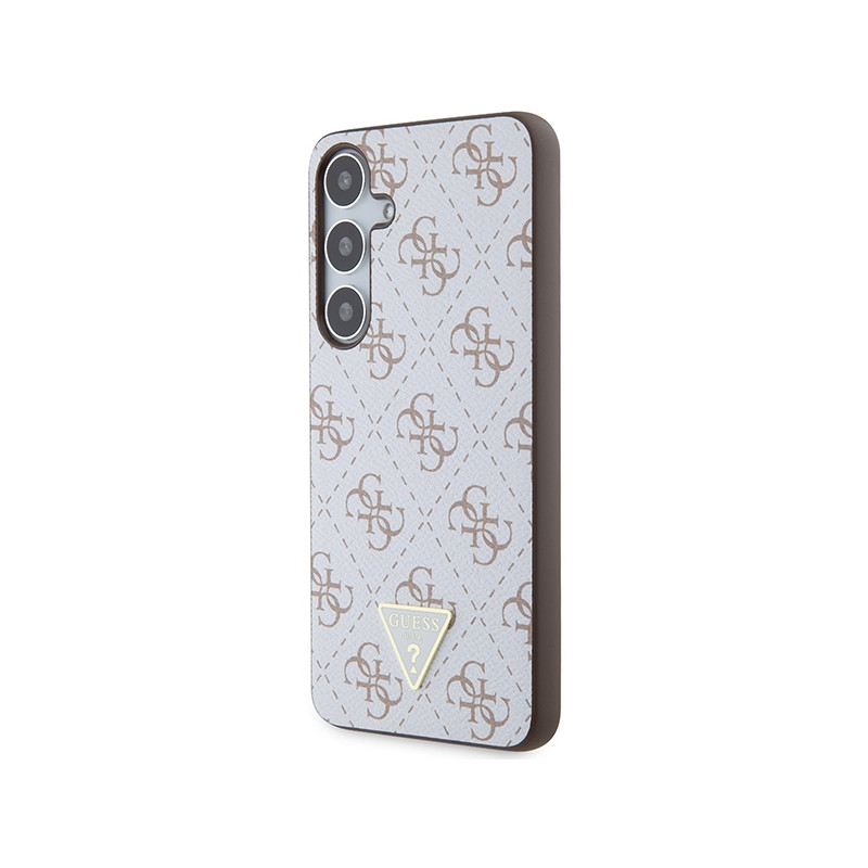 Etui Guess 4G Triangle na Samsung Galaxy S24+ - białe