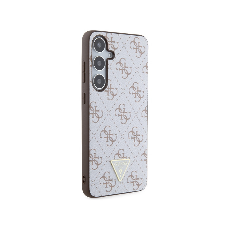 Etui Guess 4G Triangle na Samsung Galaxy S24+ - białe