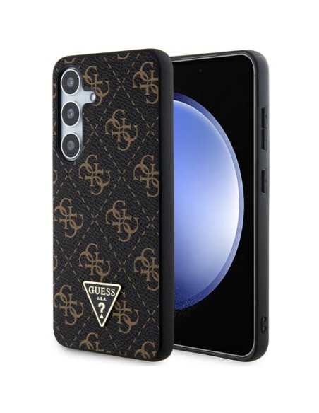 Etui Guess 4G Triangle na Samsung Galaxy S24+ - czarne Etui Guess 4G Triangle na Samsung Galaxy S24+ - czarne