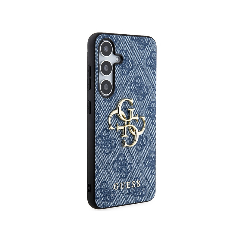 Etui Guess 4G Big Metal Logo na Samsung Galaxy S24 - niebieskie