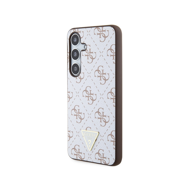 Etui Guess 4G Triangle na Samsung Galaxy S24 - białe