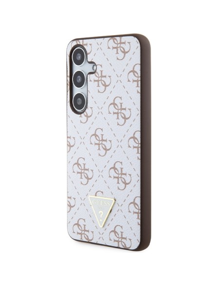 Etui Guess 4G Triangle na Samsung Galaxy S24 - białe Etui Guess 4G Triangle na Samsung Galaxy S24 - białe