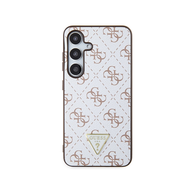 Etui Guess 4G Triangle na Samsung Galaxy S24 - białe