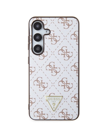 Etui Guess 4G Triangle na Samsung Galaxy S24 - białe Etui Guess 4G Triangle na Samsung Galaxy S24 - białe