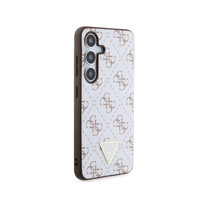 Etui Guess 4G Triangle na Samsung Galaxy S24 - białe
