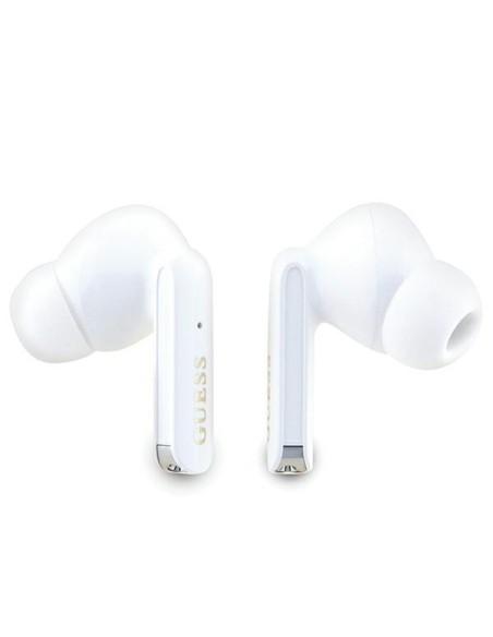 Słuchawki Bluetooth TWS Guess Glitter Gradient ze stacją dokującą - złote