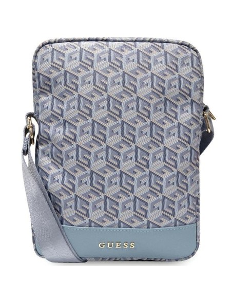 Torba Guess GCube Stripe Tablet Bag na tablet 10'' - niebieska Torba Guess GCube Stripe Tablet Bag na tablet 10'' - niebieska