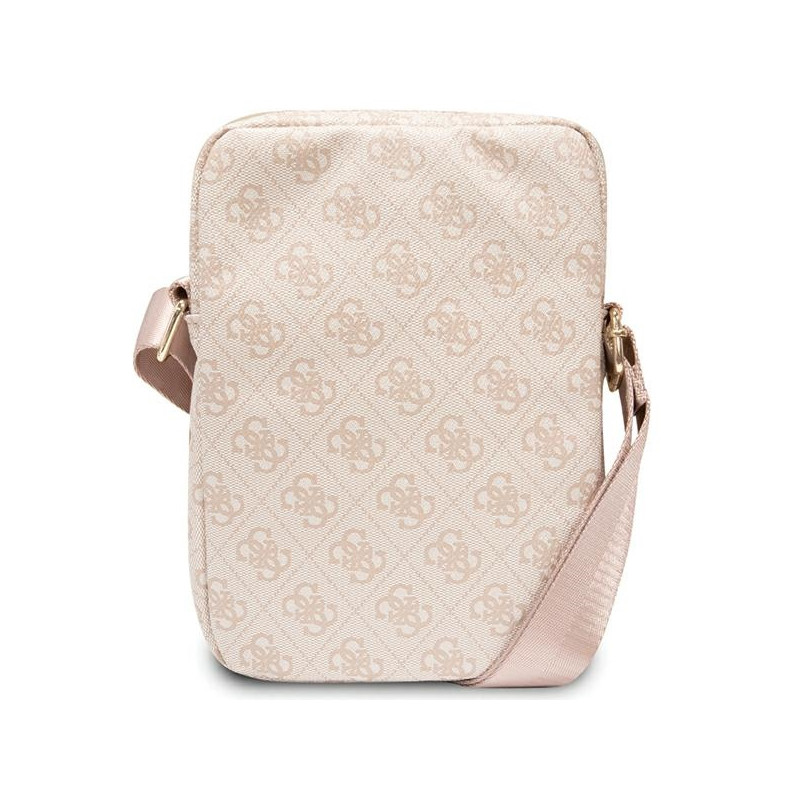 Torba Guess 4G Stripes na tablet 8'' - różowa
