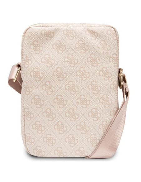 Torba Guess 4G Stripes na tablet 8'' - różowa