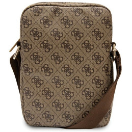 Torba Guess 4G Stripes na tablet 8'' - brązowa
