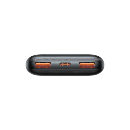 Bipow Pro maitinimo blokas 10000mAh 22,5W + USB laidas 3A 0,3m juodas