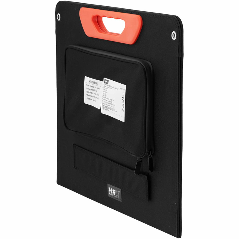 Įkroviklis saulės baterijos sulankstomas turistinis kempingas 2 x USB 60 W