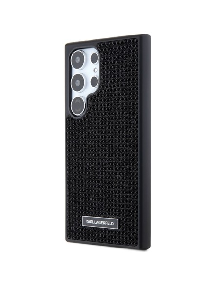 Etui Karl Lagerfeld Rhinestone Metal Logo na Samsung Galaxy S24 Ultra - czarne Etui Karl Lagerfeld Rhinestone Metal Logo na Samsung Galaxy S24 Ultra - czarne
