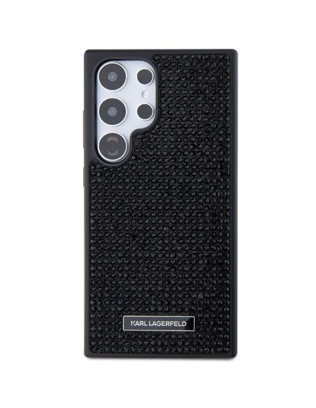Etui Karl Lagerfeld Rhinestone Metal Logo na Samsung Galaxy S24 Ultra - czarne Etui Karl Lagerfeld Rhinestone Metal Logo na Samsung Galaxy S24 Ultra - czarne