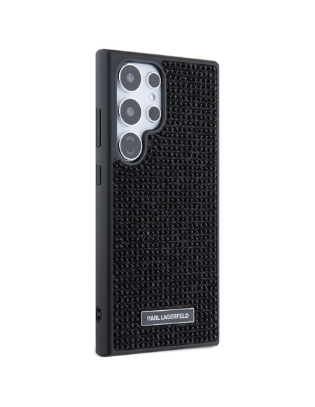 Etui Karl Lagerfeld Rhinestone Metal Logo na Samsung Galaxy S24 Ultra - czarne Etui Karl Lagerfeld Rhinestone Metal Logo na Samsung Galaxy S24 Ultra - czarne