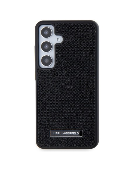 Etui Karl Lagerfeld Rhinestone Metal Logo na Samsung Galaxy S24+ - czarne