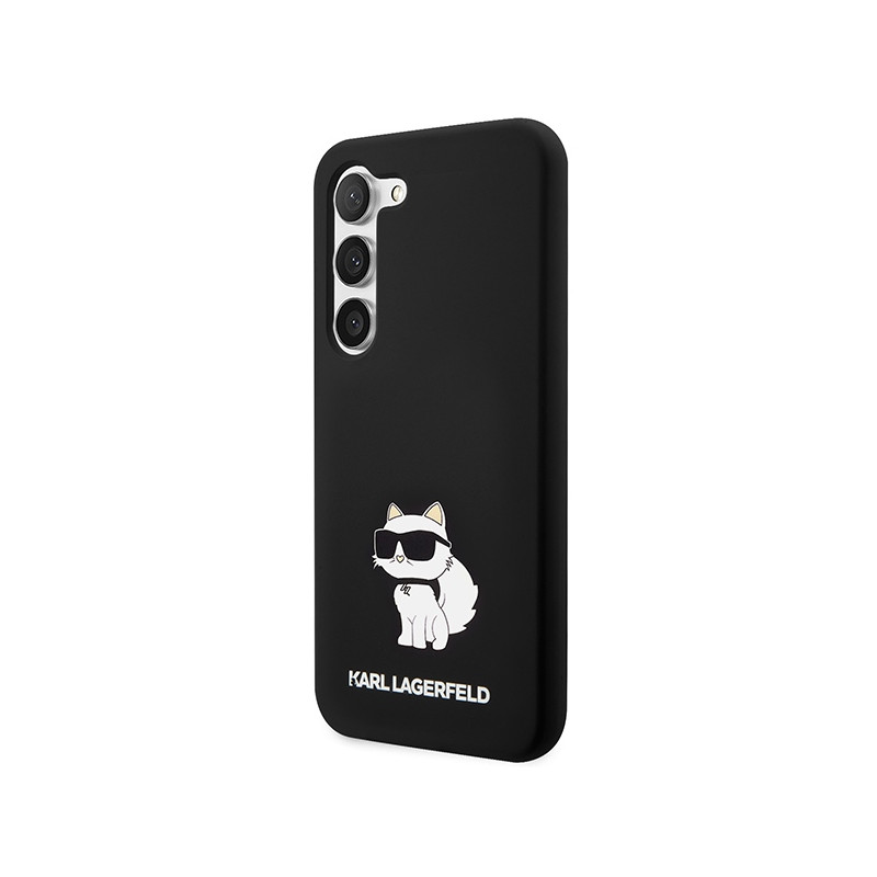 Etui Karl Lagerfeld Silicone Choupette na Samsung Galaxy S24+ - czarne