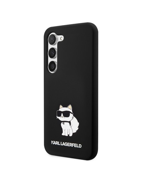 Etui Karl Lagerfeld Silicone Choupette na Samsung Galaxy S24+ - czarne