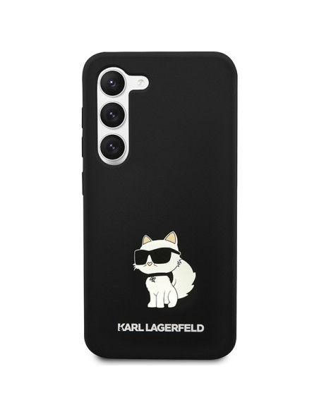 Etui Karl Lagerfeld Silicone Choupette na Samsung Galaxy S24+ - czarne