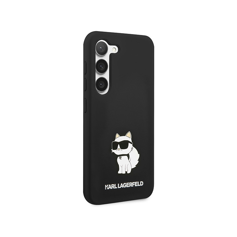 Etui Karl Lagerfeld Silicone Choupette na Samsung Galaxy S24+ - czarne