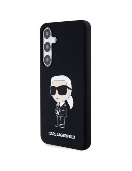 Etui Karl Lagerfeld Silicone Ikonik na Samsung Galaxy S24+ - czarne