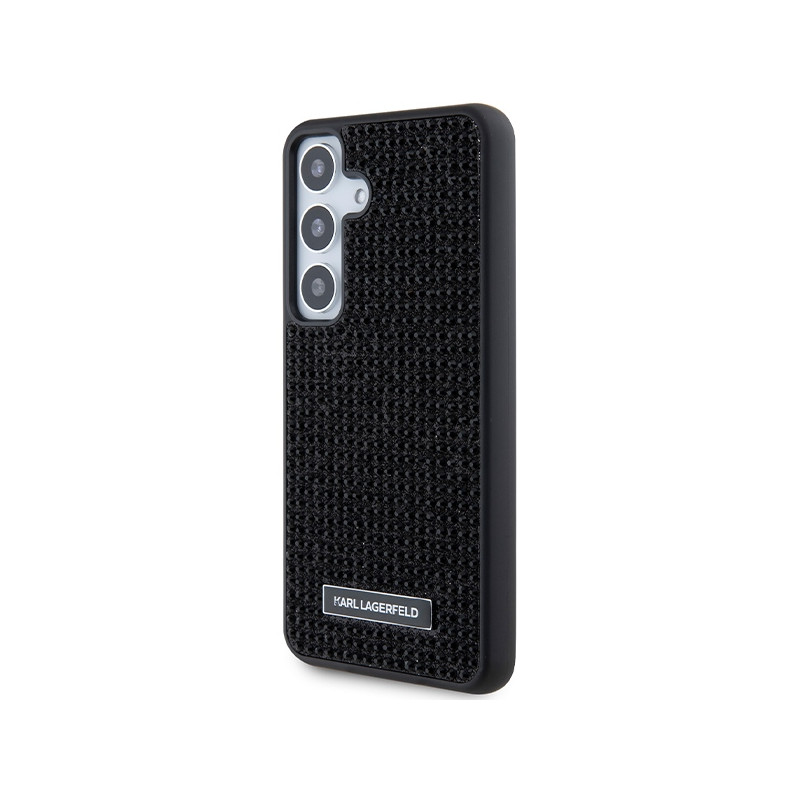Etui Karl Lagerfeld Rhinestone Metal Logo na Samsung Galaxy S24 - czarne