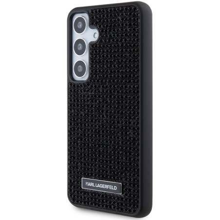 Etui Karl Lagerfeld Rhinestone Metal Logo na Samsung Galaxy S24 - czarne Etui Karl Lagerfeld Rhinestone Metal Logo na Samsung Galaxy S24 - czarne