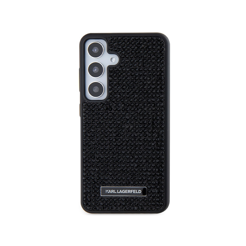Etui Karl Lagerfeld Rhinestone Metal Logo na Samsung Galaxy S24 - czarne
