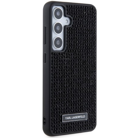Etui Karl Lagerfeld Rhinestone Metal Logo na Samsung Galaxy S24 - czarne Etui Karl Lagerfeld Rhinestone Metal Logo na Samsung Galaxy S24 - czarne