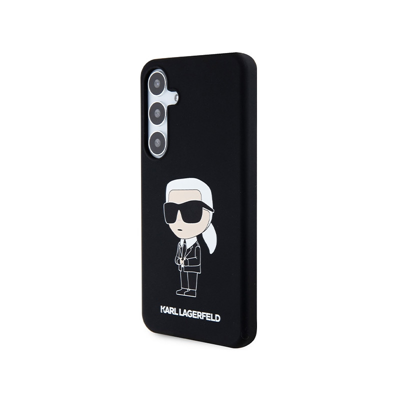 Etui Karl Lagerfeld Silicone Ikonik na Samsung Galaxy S24 - czarne
