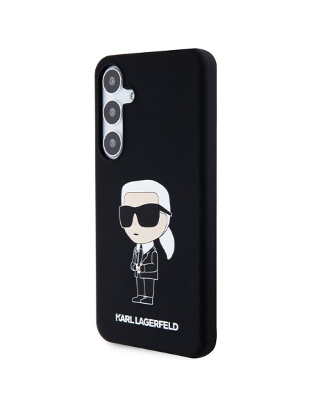 Etui Karl Lagerfeld Silicone Ikonik na Samsung Galaxy S24 - czarne