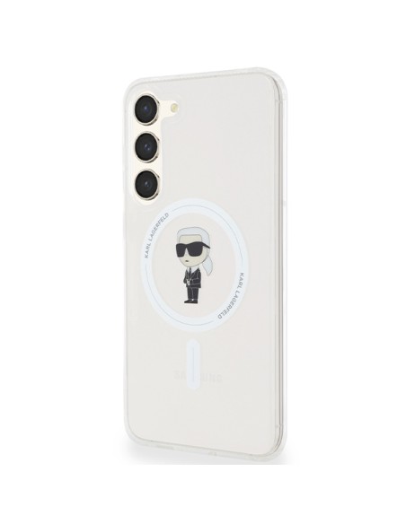 Etui Karl Lagerfeld IML Ikonik MagSafe na Samsung Galaxy S23+ - przezroczyste Etui Karl Lagerfeld IML Ikonik MagSafe na Samsung Galaxy S23+ - przezroczyste
