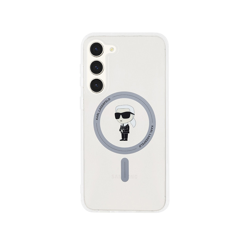 Etui Karl Lagerfeld IML Ikonik MagSafe na Samsung Galaxy S23+ - przezroczyste