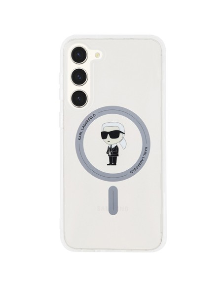 Etui Karl Lagerfeld IML Ikonik MagSafe na Samsung Galaxy S23+ - przezroczyste Etui Karl Lagerfeld IML Ikonik MagSafe na Samsung Galaxy S23+ - przezroczyste