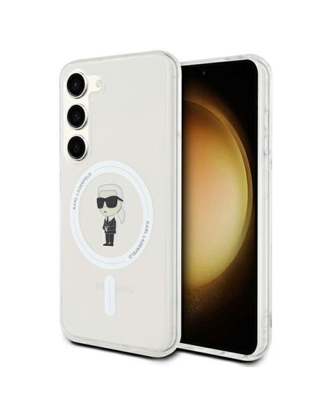 Etui Karl Lagerfeld IML Ikonik MagSafe na Samsung Galaxy S23 - przezroczyste Etui Karl Lagerfeld IML Ikonik MagSafe na Samsung Galaxy S23 - przezroczyste
