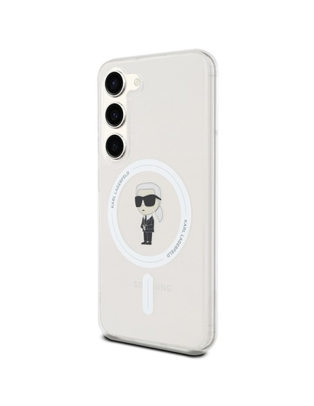 Etui Karl Lagerfeld IML Ikonik MagSafe na Samsung Galaxy S23 - przezroczyste Etui Karl Lagerfeld IML Ikonik MagSafe na Samsung Galaxy S23 - przezroczyste