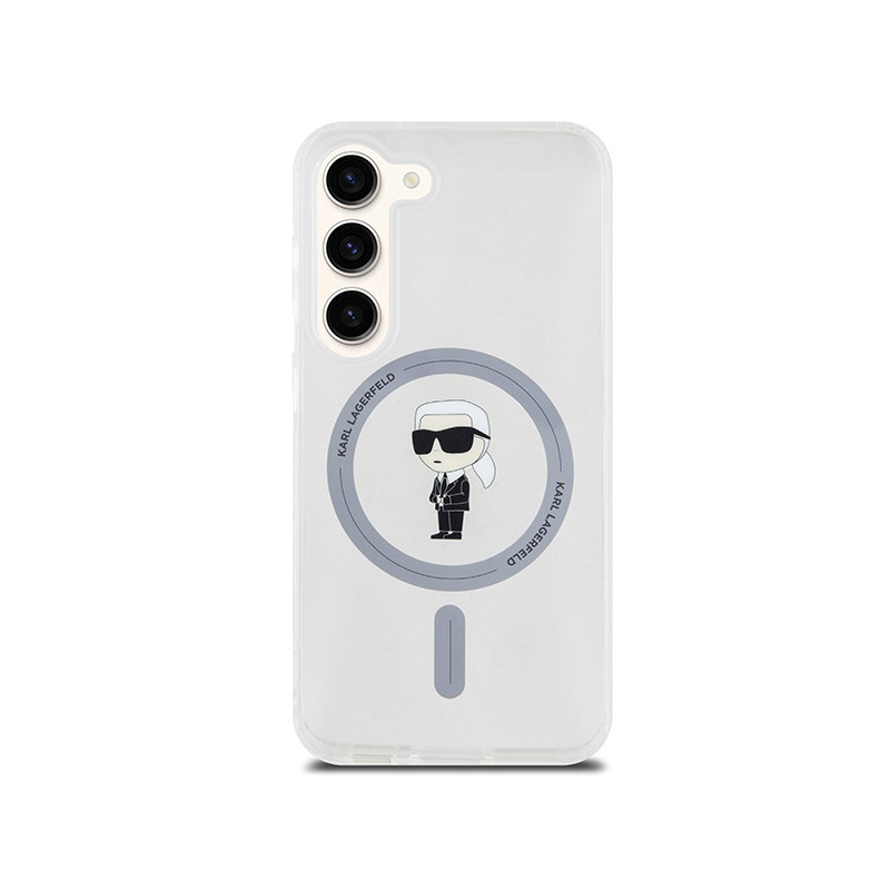 Etui Karl Lagerfeld IML Ikonik MagSafe na Samsung Galaxy S23 - przezroczyste