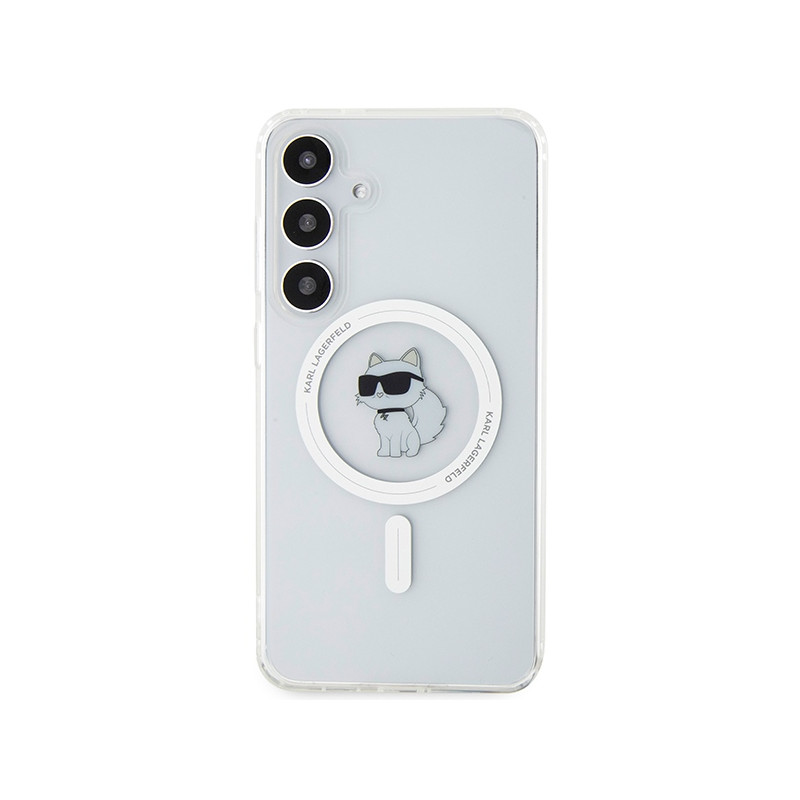 Etui Karl Lagerfeld IML Choupette MagSafe na Samsung Galaxy S24+ - przezroczyste