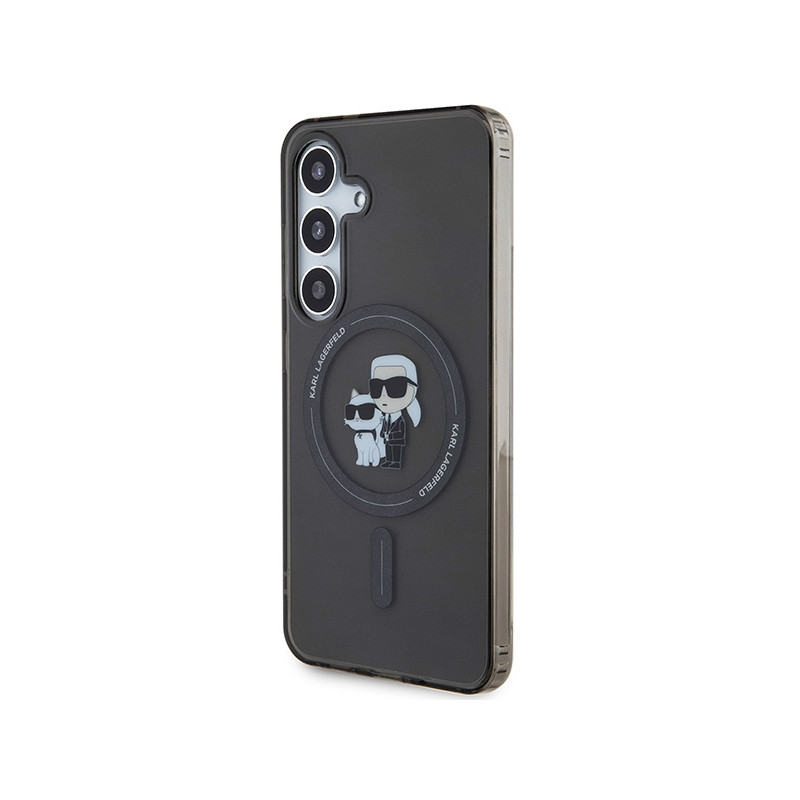 Etui Karl Lagerfeld IML Karl&Choupette MagSafe na Samsung Galaxy S24 - czarne