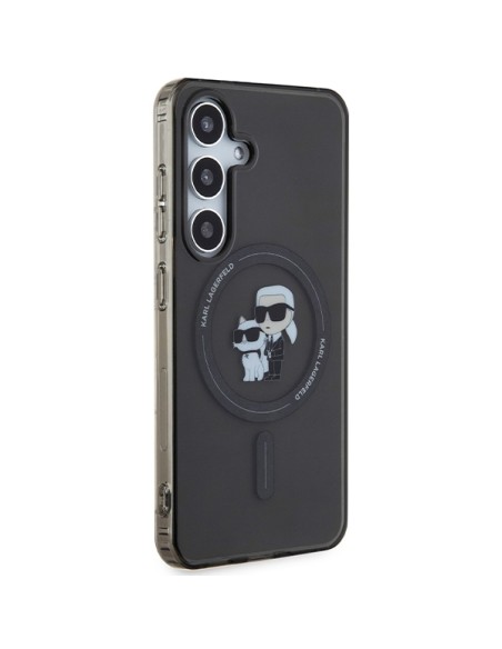 Etui Karl Lagerfeld IML Karl&Choupette MagSafe na Samsung Galaxy S24 - czarne Etui Karl Lagerfeld IML Karl&Choupette MagSafe na Samsung Galaxy S24 - czarne
