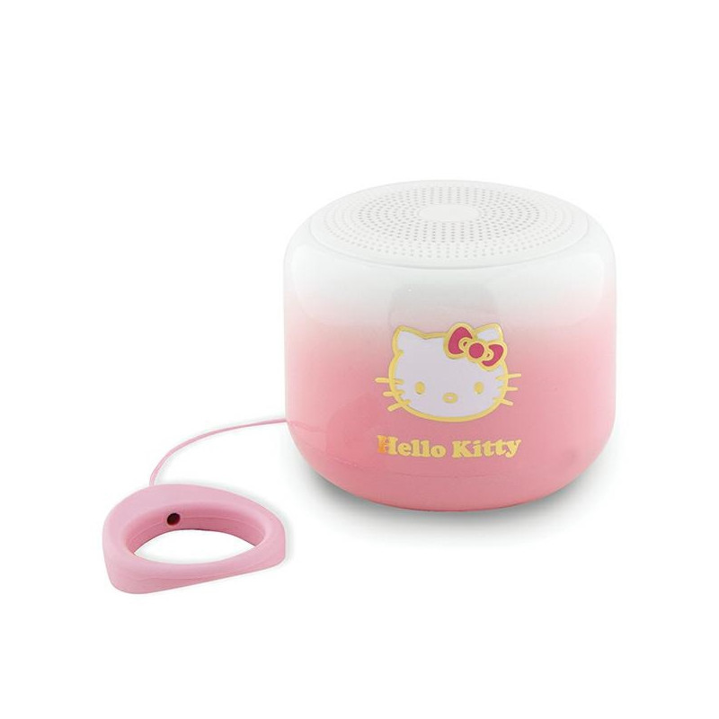 Głośnik Bluetooth Hello Kitty Electroplate Gradient - różowy Głośnik Bluetooth Hello Kitty Electroplate Gradient - różowy