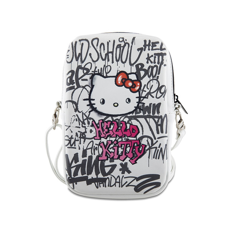 Torebka Hello Kitty Graffiti Kitty Head - biała