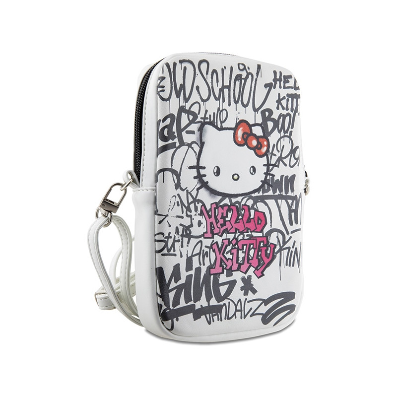 Torebka Hello Kitty Graffiti Kitty Head - biała