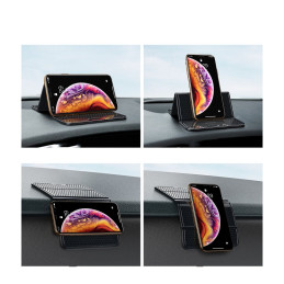 Sulankstomas neslidus kilimėlis nanopadas juodas