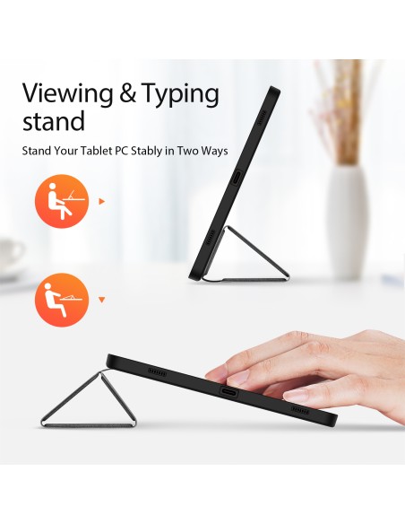 Etui Dux Ducis Domo z klapką i smart sleep na Samsung Galaxy Tab S9 - czarne
