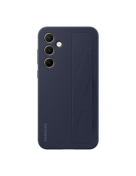 Etui Samsung Standing Grip Case EF-GA556TBEGWW na Samsung Galaxy A55 z uchwytem - niebiesko-czarne