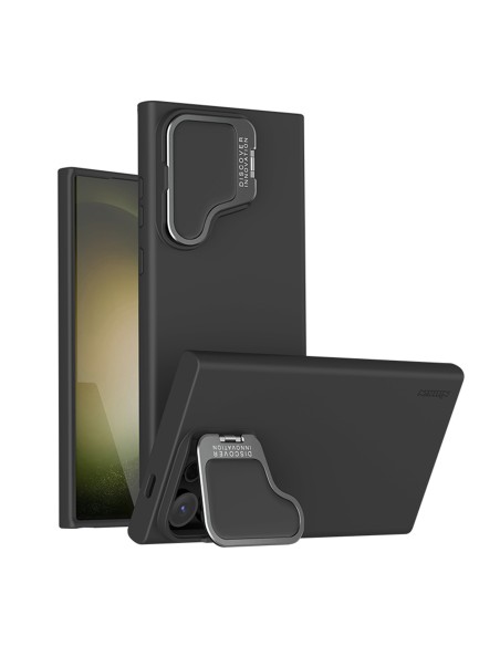 Etui Nillkin CamShield Silky Prop Silicone Case na Samsung Galaxy S24 Ultra - czarne