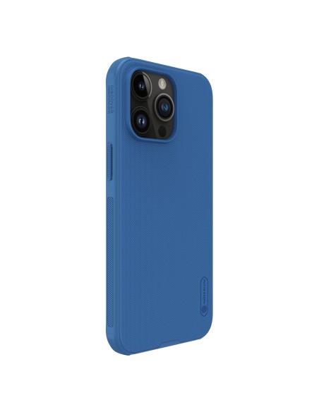Etui Nillkin Super Frosted Shield Pro Magnetic Case na iPhone 15 Pro Max - niebieskie