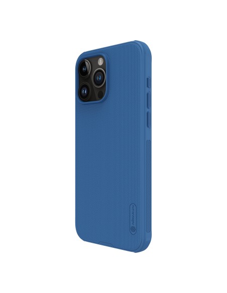 Etui Nillkin Super Frosted Shield Pro Magnetic Case na iPhone 15 Pro Max - niebieskie