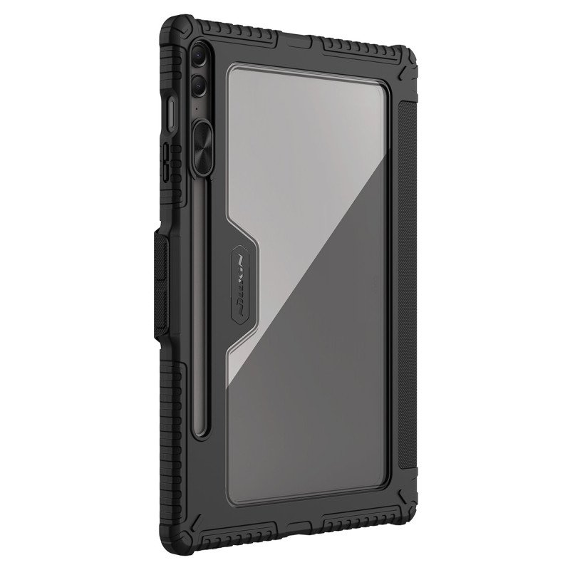Etui Nillkin Bumper Leather Case Pro na Samsung Galaxy Tab S9 FE+ - czarne Etui Nillkin Bumper Leather Case Pro na Samsung Galaxy Tab S9 FE+ - czarne